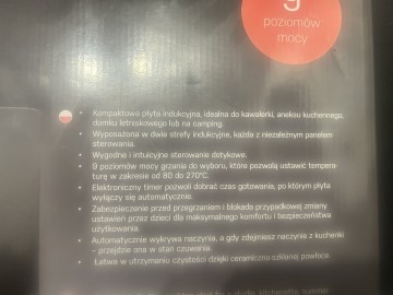 Płyta indukcyjna nowa