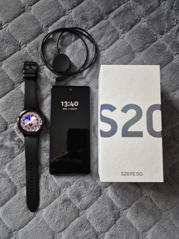 Sprzedam SAMSUNG GALAXY S20FE 5G + GALAXY WATCH 4 46mm