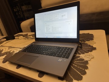 Laptop hp zbook G5 i7 8850H 32GB RAM 512gb ssd win 11