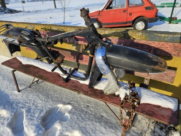 Rama Błotniki Lagi Bagażnik Shl M17 Gazela niski Numer Orygi