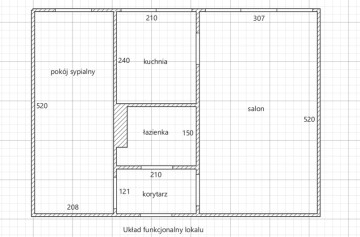 Na sprzedaż mieszkanie - 2 pokoje - Konin ul. Wyszyńskiego