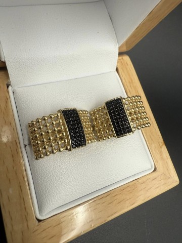 Złote kolczyki  Pr&oacute;ba 585 Waga: 7.12 gram  Długość ok 3 cm S