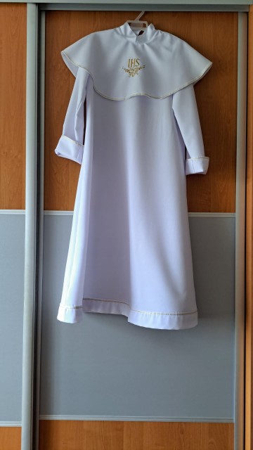 Alba komunijna na dziewczynkę + buty - stan perfekcyjny jak