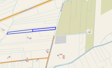 ZIEMIA ROLNA Z PRAWEM ZABUDOWY O POW. 1,2434 HA PRZY LESIE