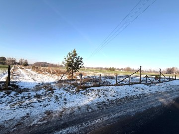 ZIEMIA ROLNA Z PRAWEM ZABUDOWY O POW. 1,2434 HA PRZY LESIE