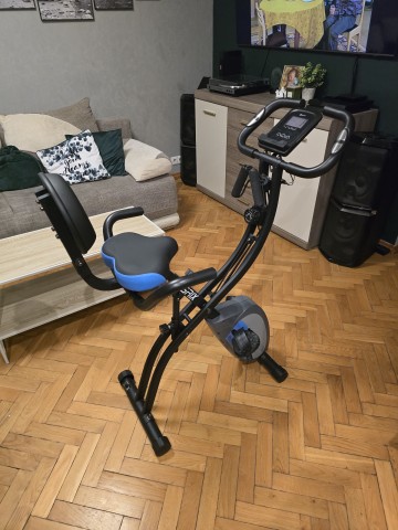 Rower stacjonarny skladany mobilny