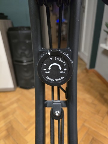 Rower stacjonarny skladany mobilny