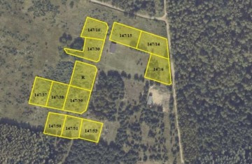 Działki budowlane o pow. 701m2-1051m2, w otoczeniu lasu-gm.  ...