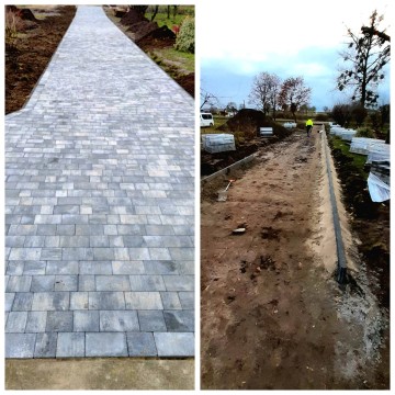 Zakładanie kostki brukowej,budowa ogrodzeń frontowych