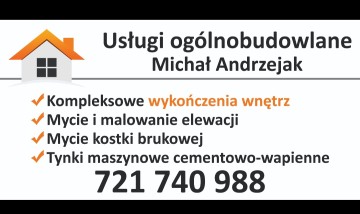 Usługi og&oacute;lnobudowlane Kompleksowe wykończenia wnętrz