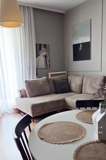 Bezczynszowe mieszkanie w kameralnym, ogrodzonym bloku.