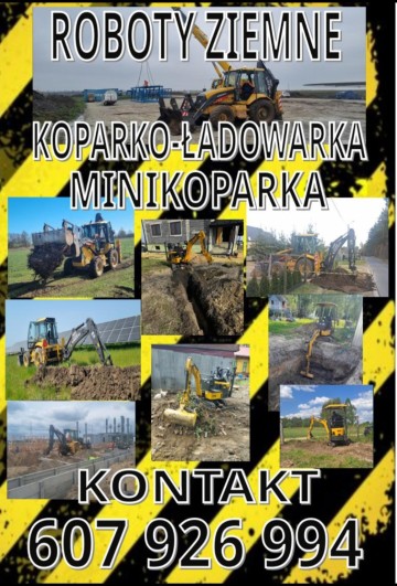 Usługi maszynami budowlanymi