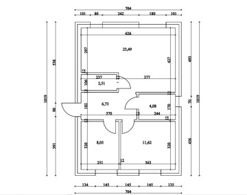 Sprzedam nowy wykończony dom 52m2 -Żychlin. gm. Stare Miasto