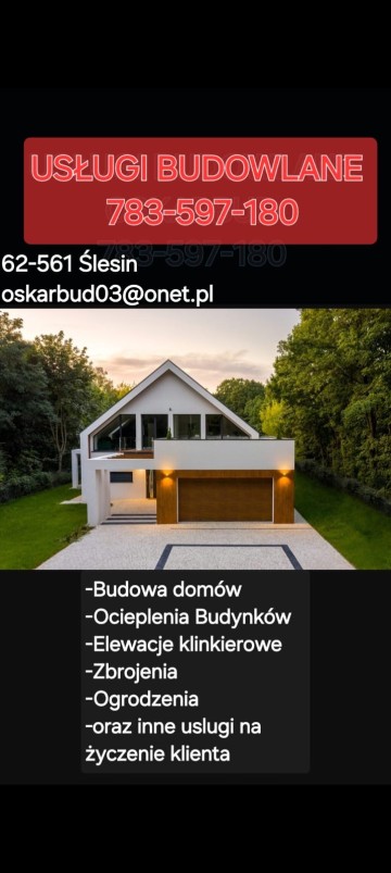 Usługi Budowlane 783-597-180