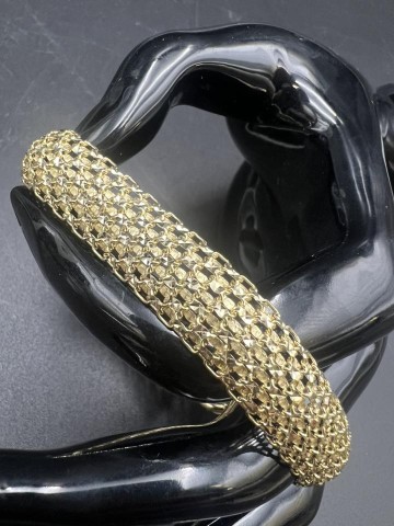 Złota bransoletka  Pr&oacute;ba 585  Waga: 11.81 g