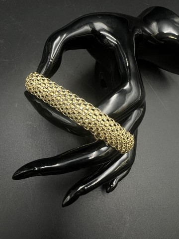 Złota bransoletka  Pr&oacute;ba 585  Waga: 11.81 g