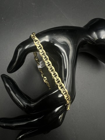 Złota bransoletka  Pr&oacute;ba 585  Waga: 7.32 g