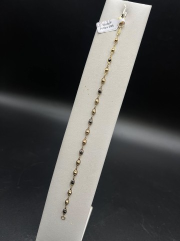 Złota bransoletka  Pr&oacute;ba 585  Waga: 2.23 g