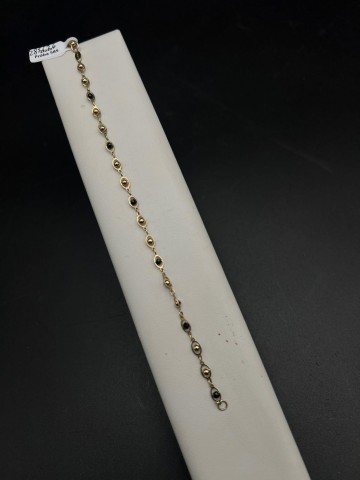 Złota bransoletka  Pr&oacute;ba 585  Waga: 2.23 g