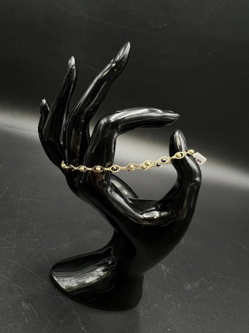 Złota bransoletka  Pr&oacute;ba 585  Waga: 2.23 g