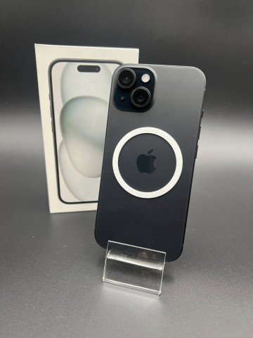iPhone 15 5G 128GB 6.1" Czarny  Komplet + gwarancja