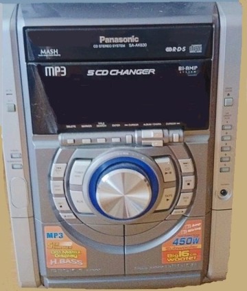 Wieża Panasonic z kolumnami + subwoofer