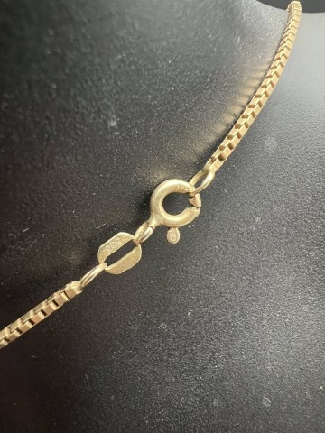 Złoty łańcuszek  Pr&oacute;ba 585  Waga: 5.10 gram