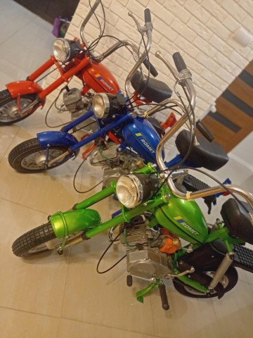 Renowacja starych motocykli Romet Motorynka