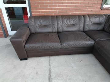 Sprzedam narożnik ze sk&oacute;ry