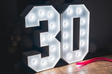 Podświetlane cyfry LED |18|30|40|50|60| LOVE | Konin Turek