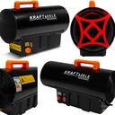 NAGRZEWNICA DMUCHAWA GAZOWA LPG 40KW LCD TERMOSTAT 230V/50Hz