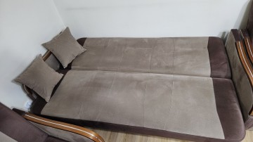 Komplet wypoczynkowy wersalka + dwa fotele