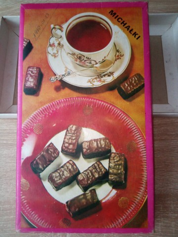 Pudełko po michałkach 1989