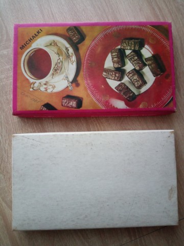 Pudełko po michałkach 1989