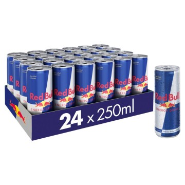 Napoje energetyczne Red Bull 250 ml, pochodzenie austriackie
