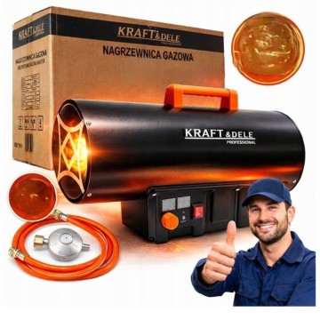 NAGRZEWNICA DMUCHAWA GAZOWA LPG 40KW LCD TERMOSTAT 230V/50Hz