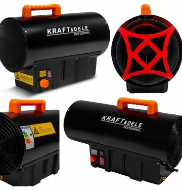 NAGRZEWNICA DMUCHAWA GAZOWA LPG 40KW LCD TERMOSTAT 230V/50Hz