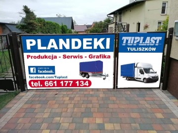 Plandeka na przyczepkę