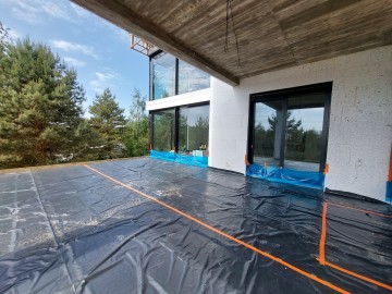 Posadzki wylewki maszynowe,  styrobeton,  płynny styropian