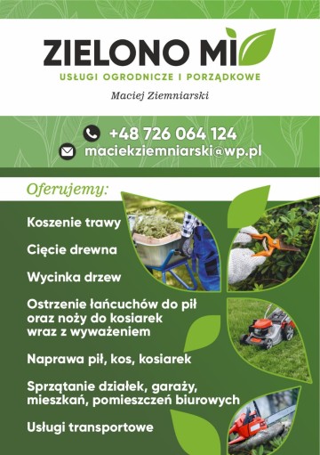 Usługi ogrodnicze i porządkowe