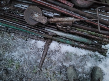 K&oacute;łko podporowe do rozrzutnika lub przyczepy