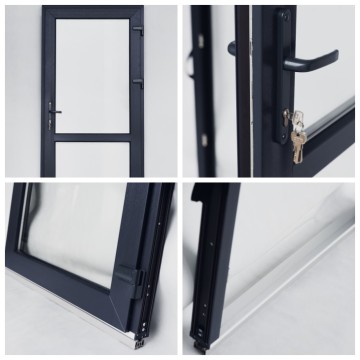 DRZWI PCV Sklepowe Antracyt i INNE - Duży wyb&oacute;r - Dow&oacute;z