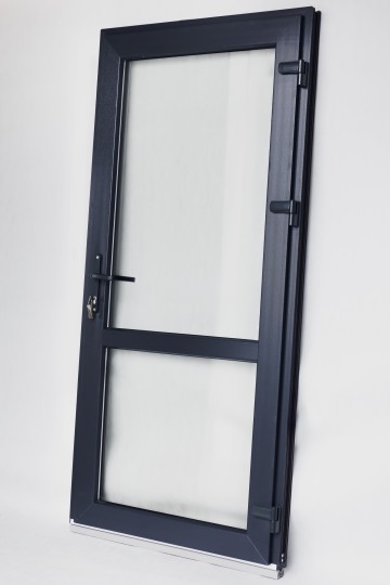 DRZWI PCV Sklepowe Antracyt i INNE - Duży wyb&oacute;r - Dow&oacute;z