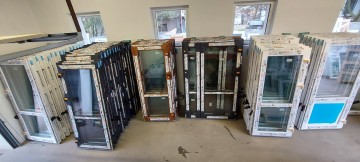 DRZWI PCV Sklepowe Antracyt i INNE - Duży wyb&oacute;r - Dow&oacute;z