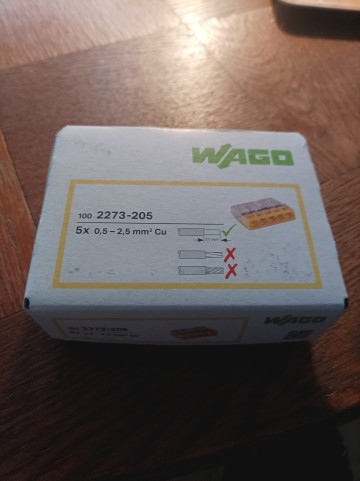 Złączki Wago 2273-205