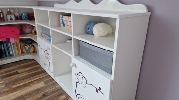 meble dla dziewczynki MEBLIK dobry stan, komplet