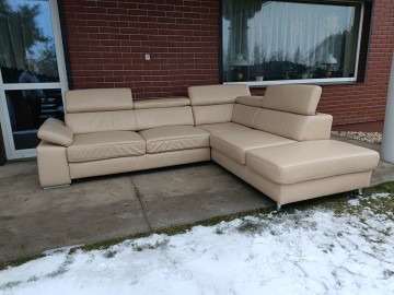 Sprzedam narożnik ze sk&oacute;ry