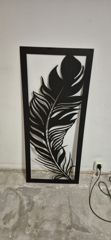 Obraz wycięty laserowo, malowany proszkowo