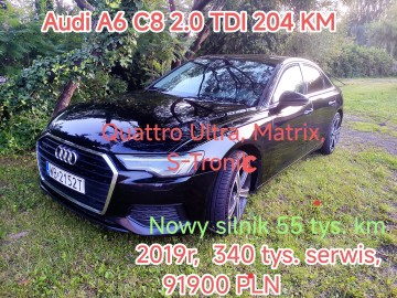 A6 C8 40TDI 204KM QUATTRO ULTRA 2019r.