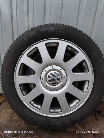 Sprzedam alufelgi do VW z oponami zimowymi